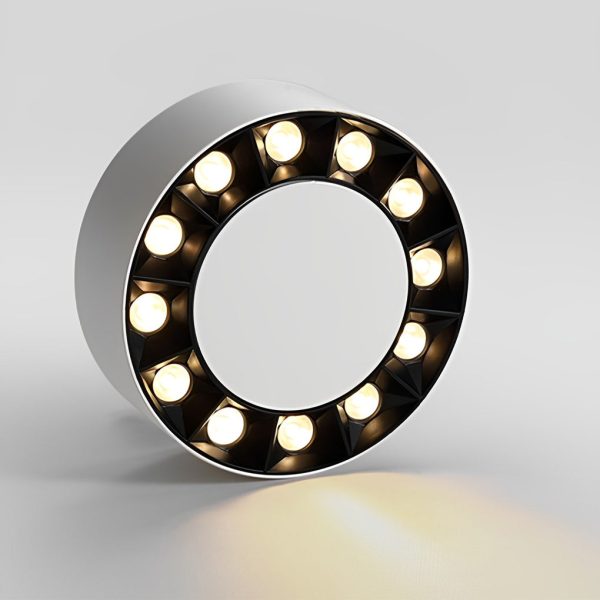 Round Ultra Thin Anti-Glare LED White Modern Surface Mounted Downlight - Image 5