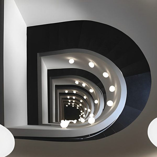 Cobblestones Pebbles Glass LED Minimalist White Nordic Wall Lights Fixture - Image 2