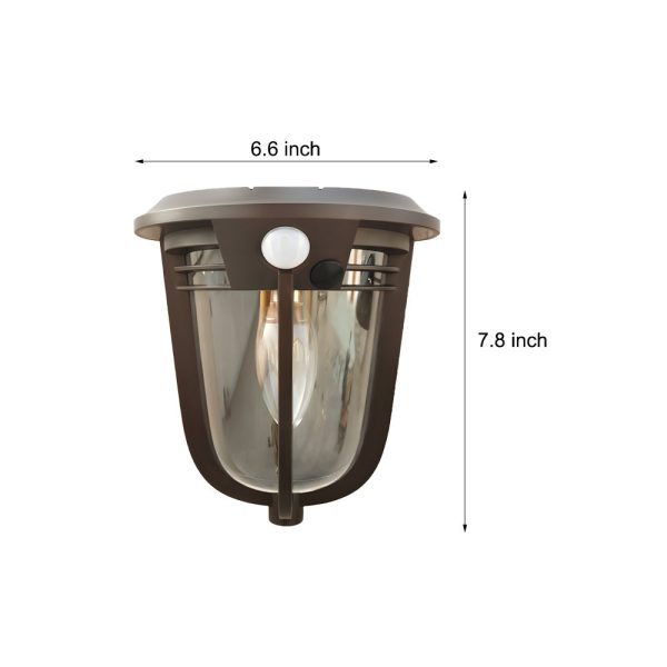 2-Pack Motion Sensor Solar Wall Light - Image 5