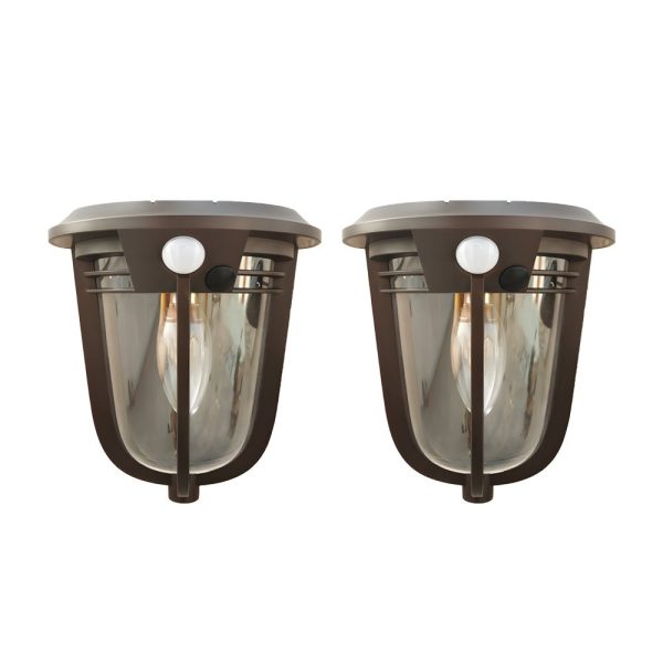 2-Pack Motion Sensor Solar Wall Light - Image 6