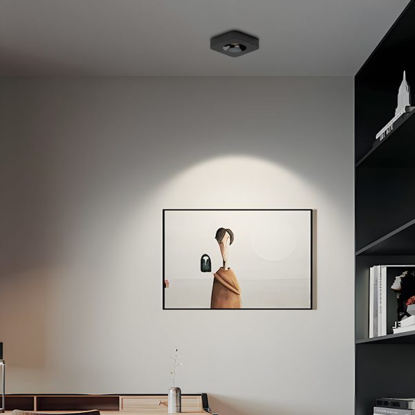 Square LED Anti-Glare Flush Mount Ceiling Light - Image 6