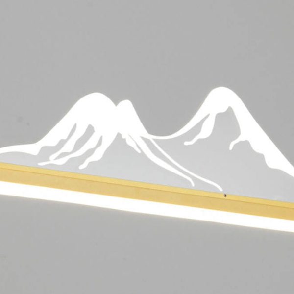 Chinese Style Retro Long Strip Mountain Peak Design Decorative LED Chandelier - Image 12