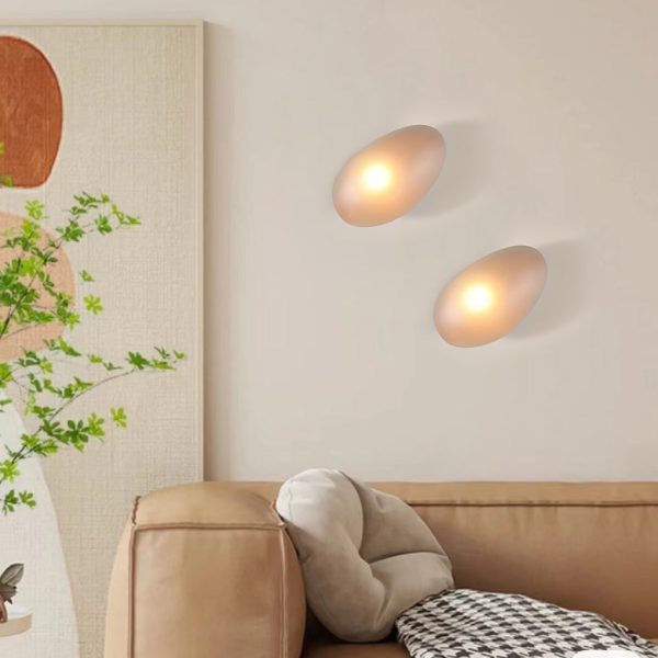 Colorful Glass Pebbles LED Small Decor Modern Indoor Wall Sconces Lighting - Image 3