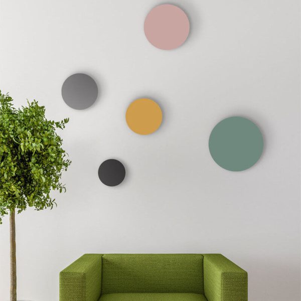 Modern Minimalist Colorful Round Iron LED Wall Sconce Lamp - Image 31