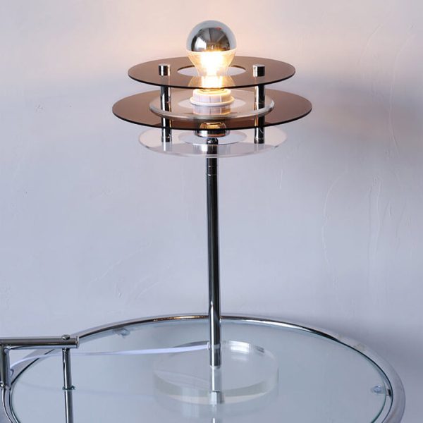 Modern Acrylic Space Saucer Design 1-Light Table Lamp - Image 12