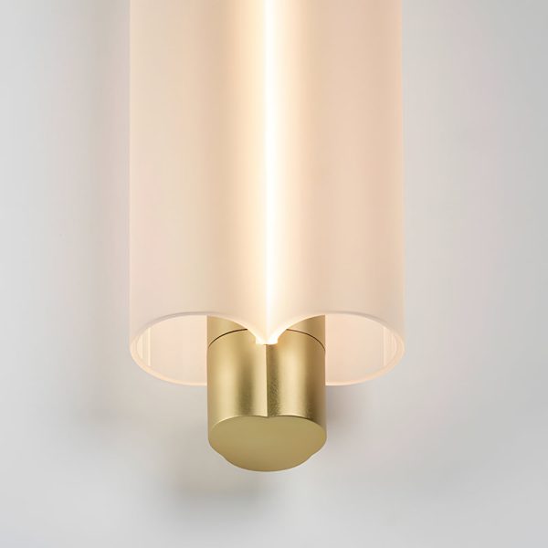 1/2/3 Heads Acrylic Cylinder Pendant Lights: Modern Hanging Lamp in Gold/Black - Image 13