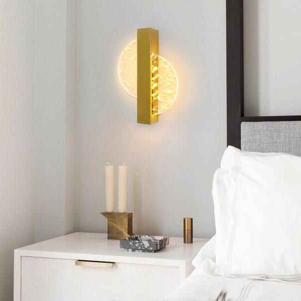 Round Square Semicircle Creative LED Nordic Bedside Wall Lamps Wall Lights - Image 10