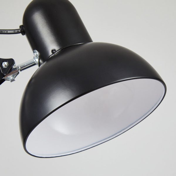 Modern Minimalist Retractable Long Arm Clip Iron ABS 1-Light Table Lamp For Bedroom - Image 6
