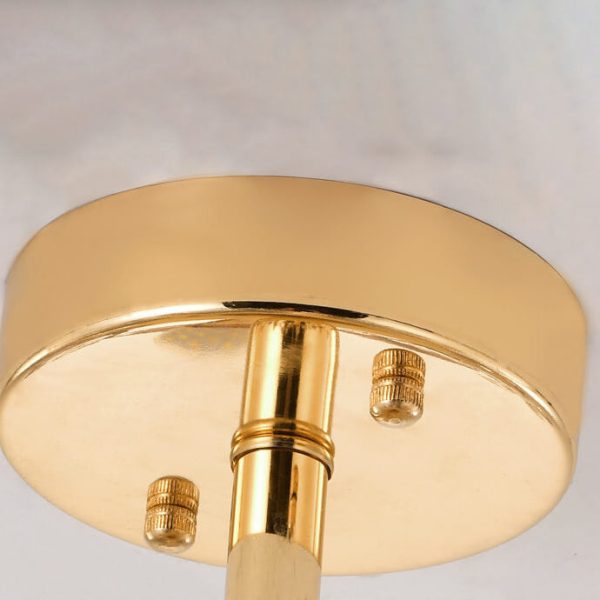 Modern Luxury Rose Iron Ceramic Crystal 6/7/8 Light Chandelier - Image 9