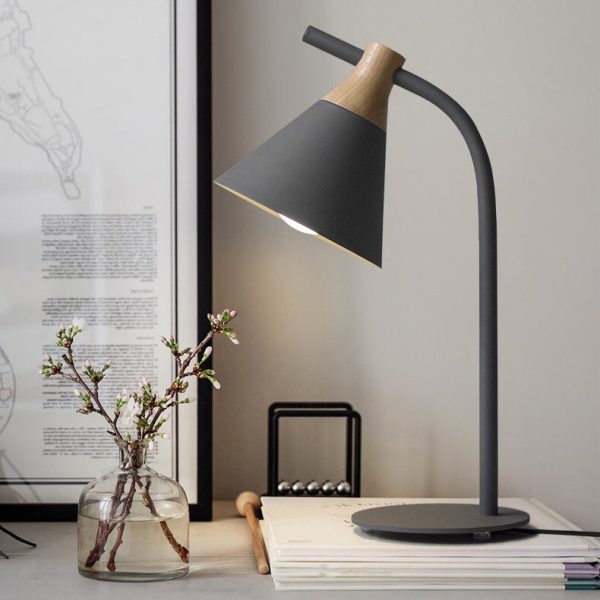 Minimalist Macaron Metal Bell Shade 1-Light Table Lamp - Image 3