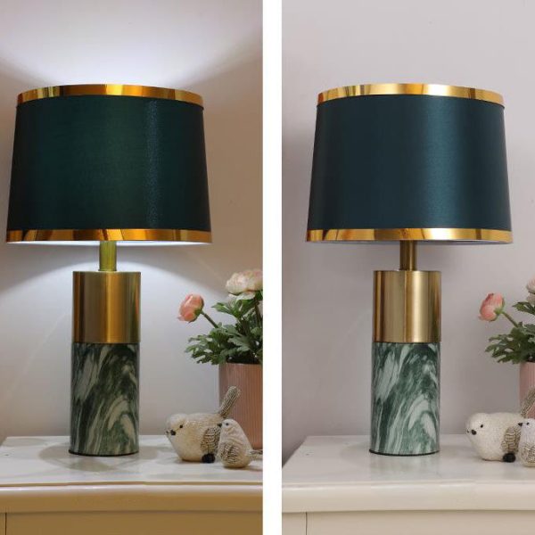 Nordic Fabric Column 1-Light Dimmer Touch Table Lamp - Image 12