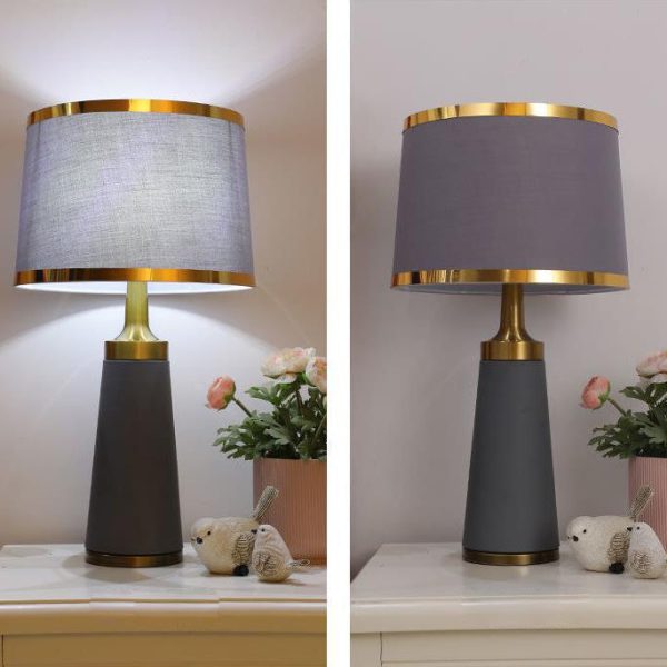 Nordic Fabric Column 1-Light Dimmer Touch Table Lamp - Image 14