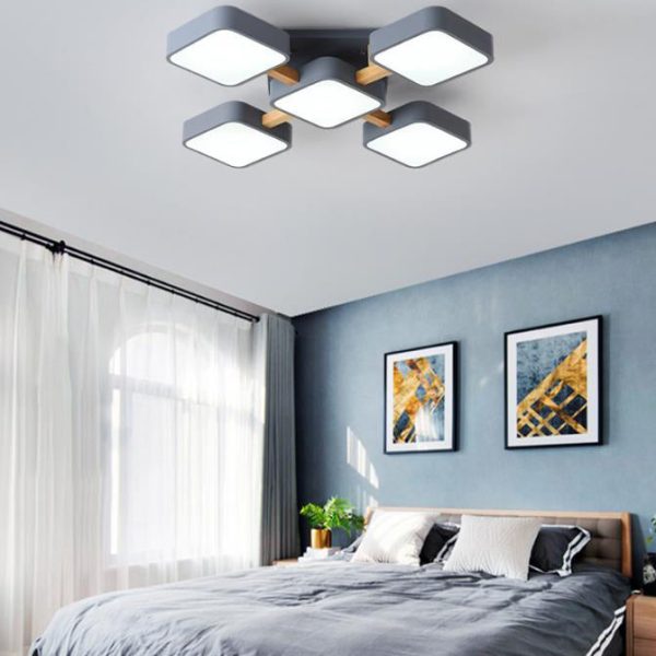Modern Acrylic Small Cube Combination LED Flush Mount Light - Image 18