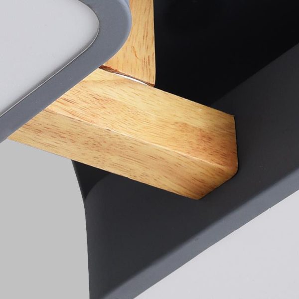 Modern Acrylic Small Cube Combination LED Flush Mount Light - Image 12