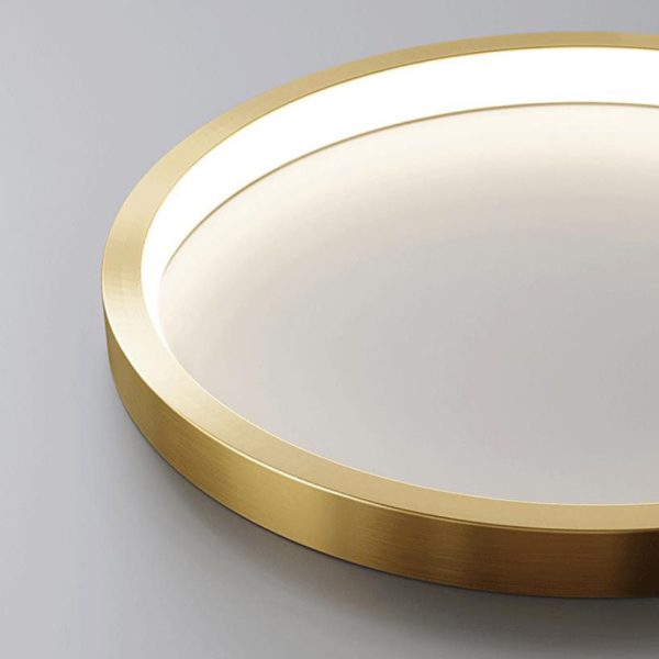 European Minimalist Light Luxury Circular Hardware Acrylic LED Chandelier - Image 19