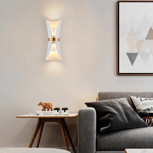 Nordic Luxury Column Hardware 2-Light Wall Sconce Lamp - Image 2