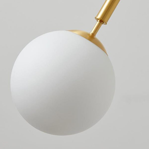 Nordic Minimalist Round Ball Copper Glass 1-Light Wall Sconce Lamp - Image 8
