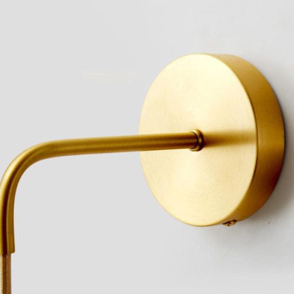 Nordic Minimalist Round Ball Copper Glass 1-Light Wall Sconce Lamp - Image 9