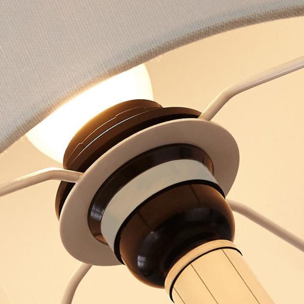 Nordic Vertical Pattern Ceramic Fabric 1-Light Table Lamp - Image 13