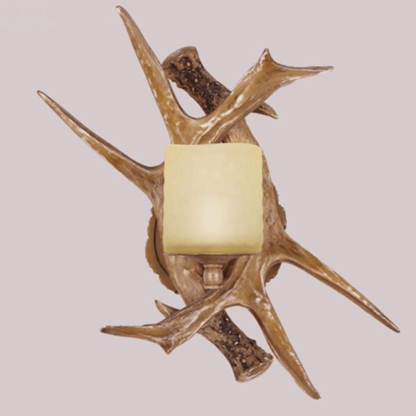 Modern Retro Antler 1-Light Glass Wall Sconce Lamp - Image 8