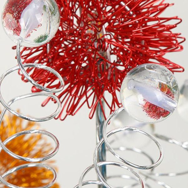 Creative Aluminum Weaving Balls Tree Branch Rustic Decor 6-Light Standing Floor Lamp - Image 6