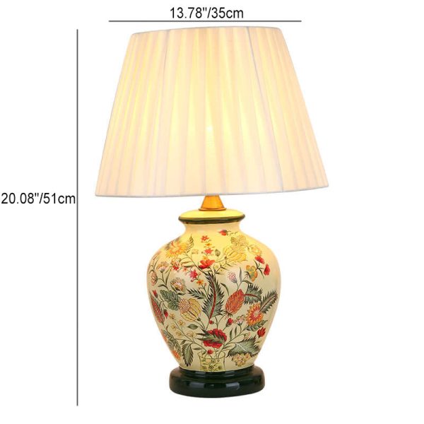 Modern Creative Warm Ceramic Cylindrical 1-Light Table Lamp - Image 4