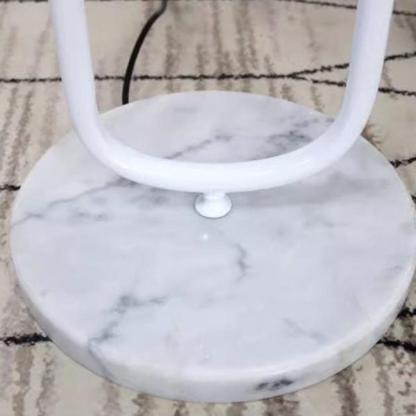 European Vintage Simple Lantern Table Iron Wood Marble 1-Light Standing Floor Lamp - Image 10