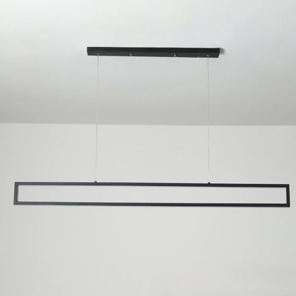Modern Minimalist Long Frame LED Chandelier - Image 13