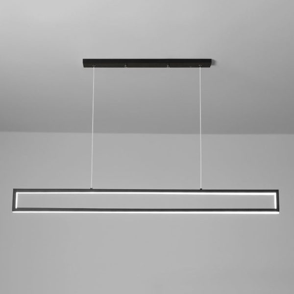 Modern Minimalist Long Frame LED Chandelier - Image 14