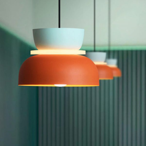 Nordic Colorful Macaron 1-Light LED Pendant Light - Image 4