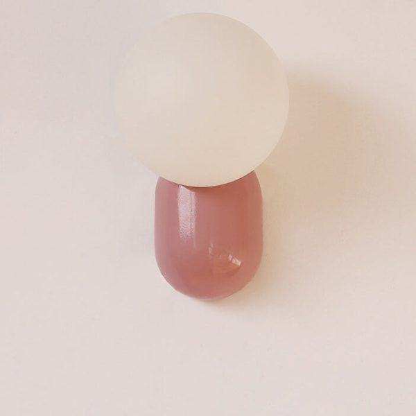 Macaron Cream Style Resin Glass Ball 1-Light Wall Sconce Lamp - Image 21