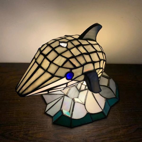 Tiffany Creative Animal Stained Glass 1-Light Decorative Table Lamp - Image 34