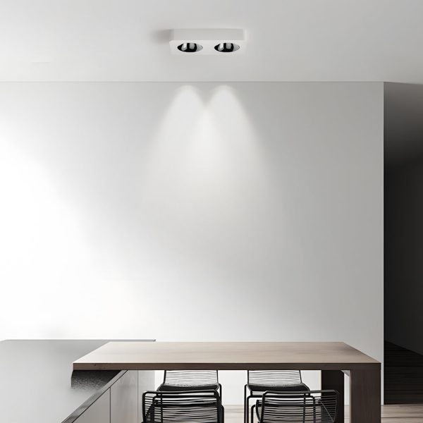 Square LED Anti-Glare Flush Mount Ceiling Light - Image 9