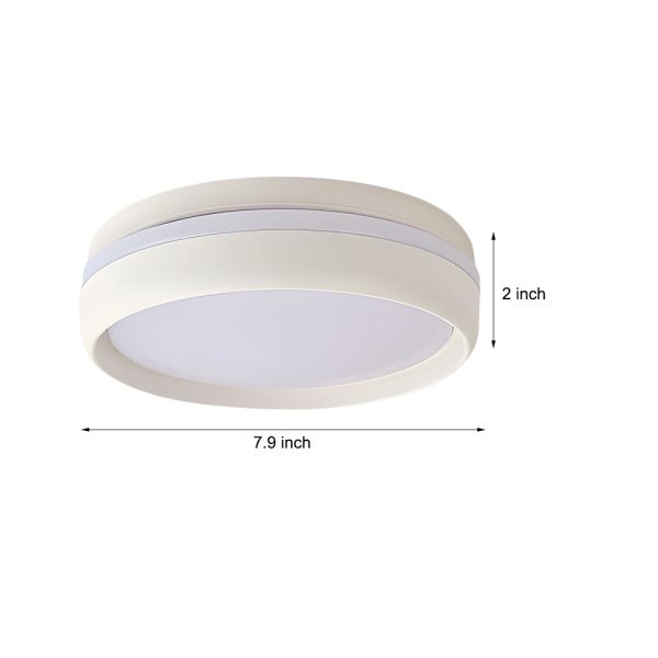 7.9-Inch Round Flush Mount Lighting LED Ceiling Light Acrylic Ceiling Lamp Ceiling-Mounted LED Light for Bedroom - Image 15