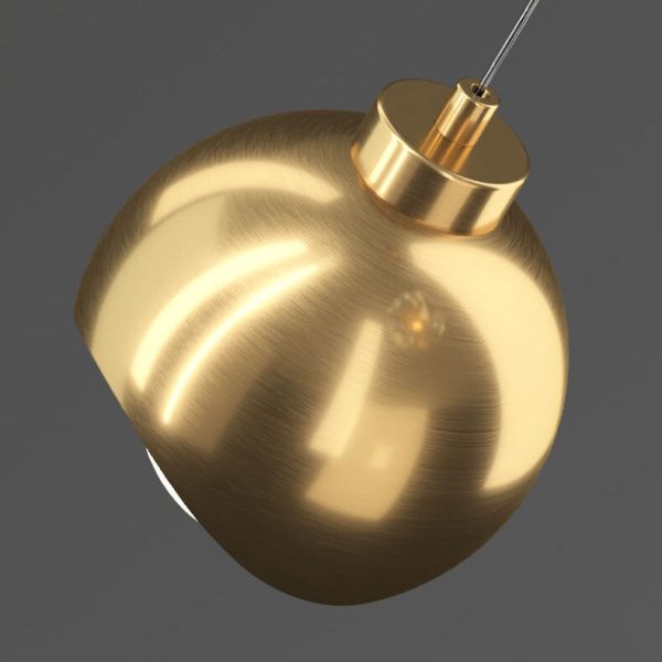European Style Light Luxury Iron Brass LED Island Light Chandelier - Image 7