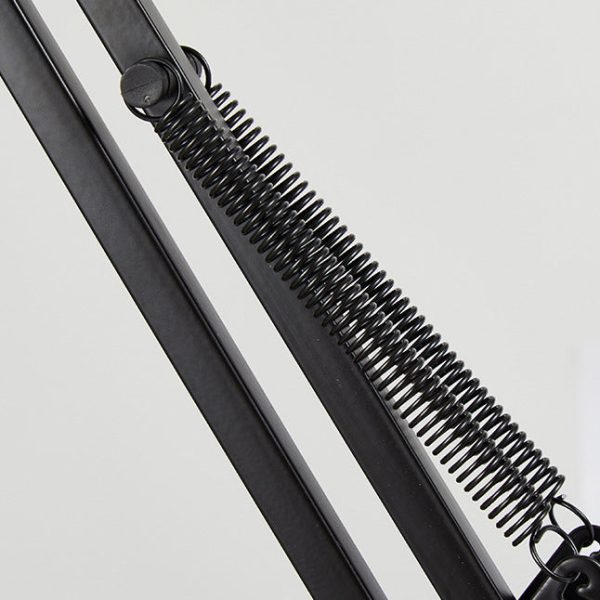 Modern Minimalist Retractable Long Arm Clip Iron ABS 1-Light Table Lamp For Bedroom - Image 7