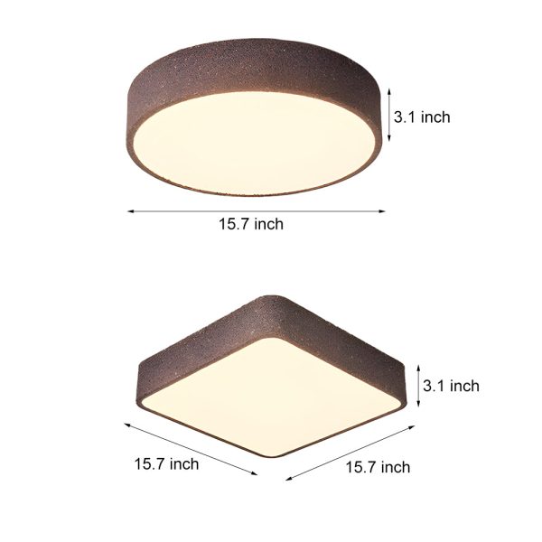 Modern LED Round/Square Flush Mount Ceiling Light - Image 12