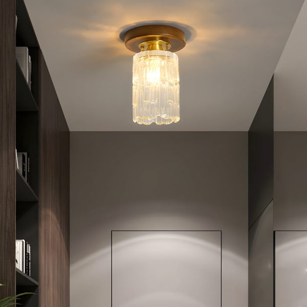 Square Iron Frame American Country Style Ceiling Light Fixture - Image 15