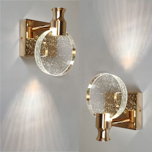 Nordic Crystal Bubble 1-Light LED Wall Sconce Lamp - Image 3