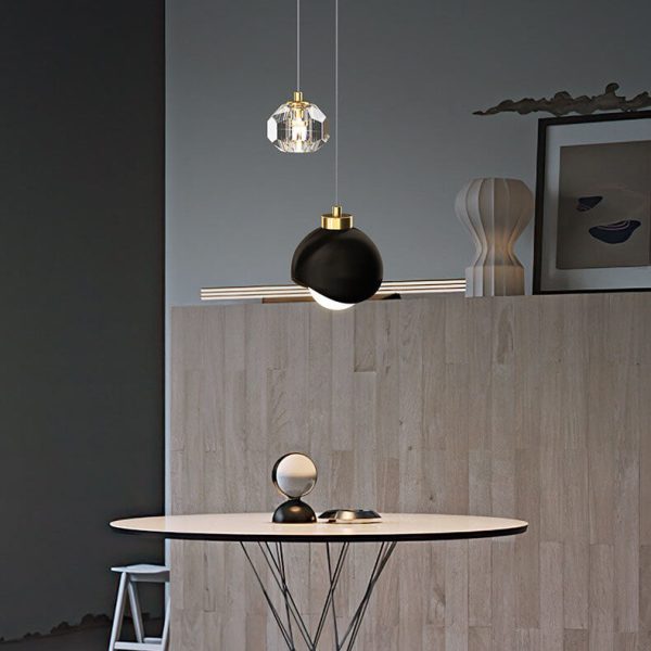 European Style Light Luxury Iron Brass LED Island Light Chandelier - Image 9