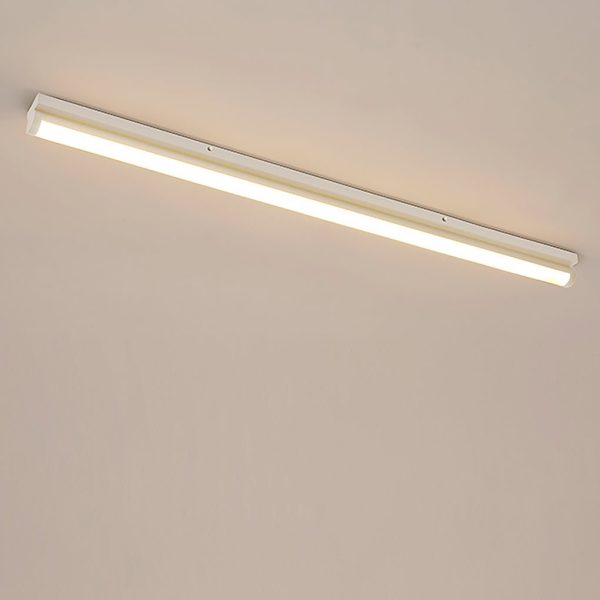 24'' 30'' Rectangular LED Modern Flush Mount Lighting White Black Ceiling Lights - Image 8