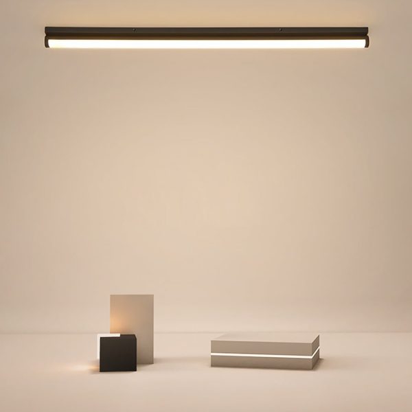 24'' 30'' Rectangular LED Modern Flush Mount Lighting White Black Ceiling Lights - Image 3