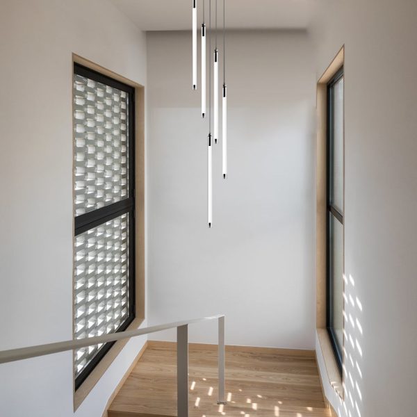 Spiral Creative Long Strip LED Modern Duplex Staircase Chandelier Light - Image 10