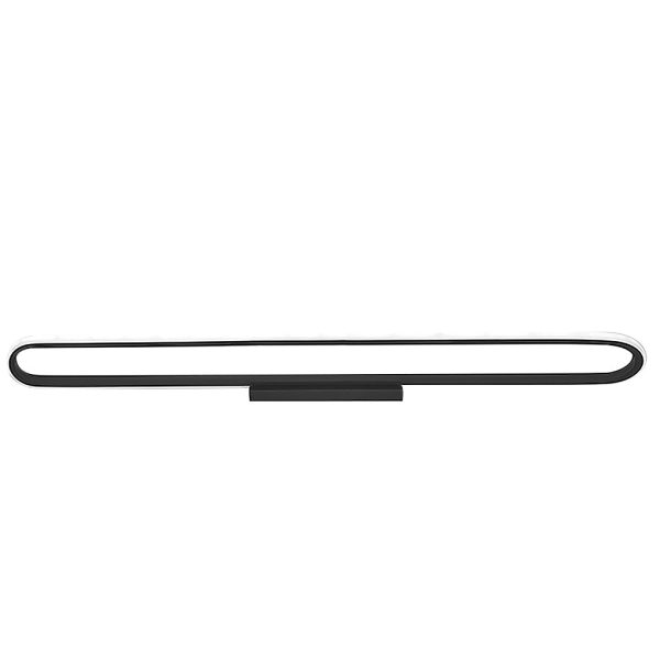 24'' Rectangle LED Black Flush Mount Ceiling Light Wall Lights - Image 6