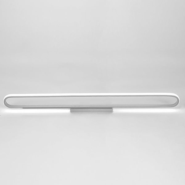 24'' Rectangle LED Black Flush Mount Ceiling Light Wall Lights - Image 5