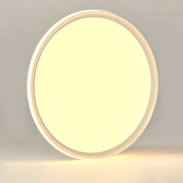24'' Round Shaped Ultra Thin Modern Flush Mount Lights Dimmable LED Ceiling Lights - Image 5