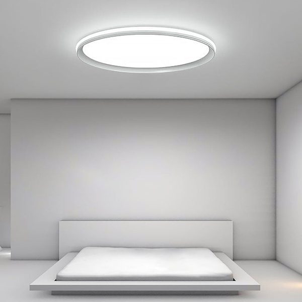 24'' Round Shaped Ultra Thin Modern Flush Mount Lights Dimmable LED Ceiling Lights - Image 3