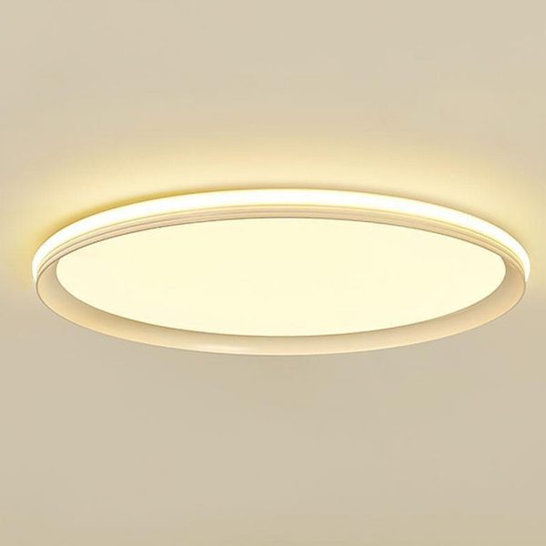 24'' Round Shaped Ultra Thin Modern Flush Mount Lights Dimmable LED Ceiling Lights - Image 4