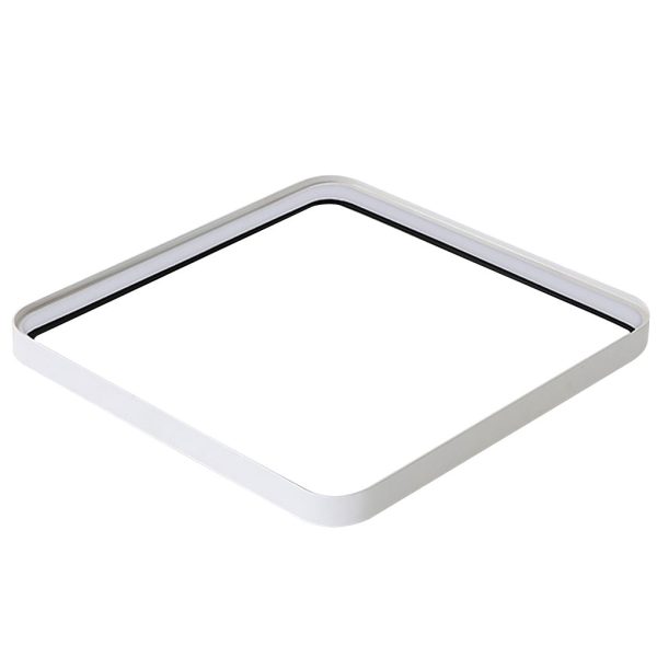 24'' Square Modern Flush Mount Lighting LED Dimmable Ceiling Lights with Edge - Image 5
