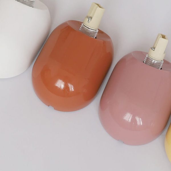 Macaron Cream Style Resin Glass Ball 1-Light Wall Sconce Lamp - Image 8